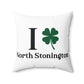 I Clover North Stonington Spun Polyester Square Pillow