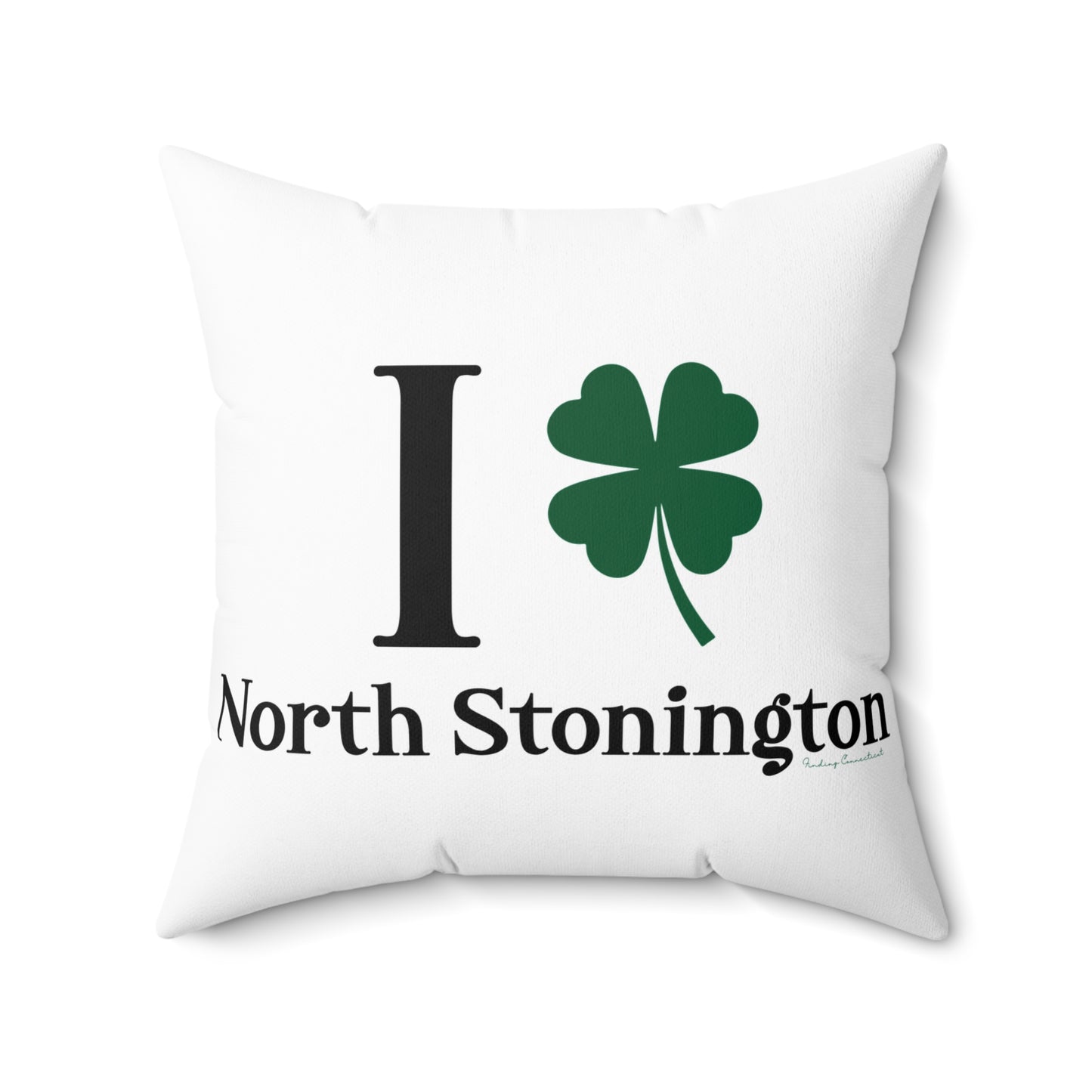 I Clover North Stonington Spun Polyester Square Pillow