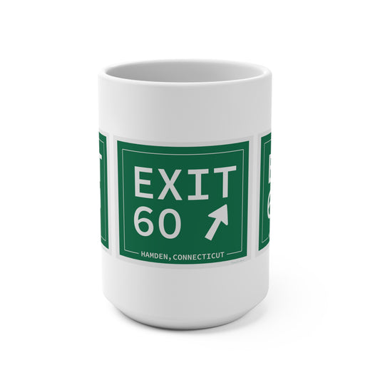 Vintage Exit 60 WCP Sign Mug 15oz