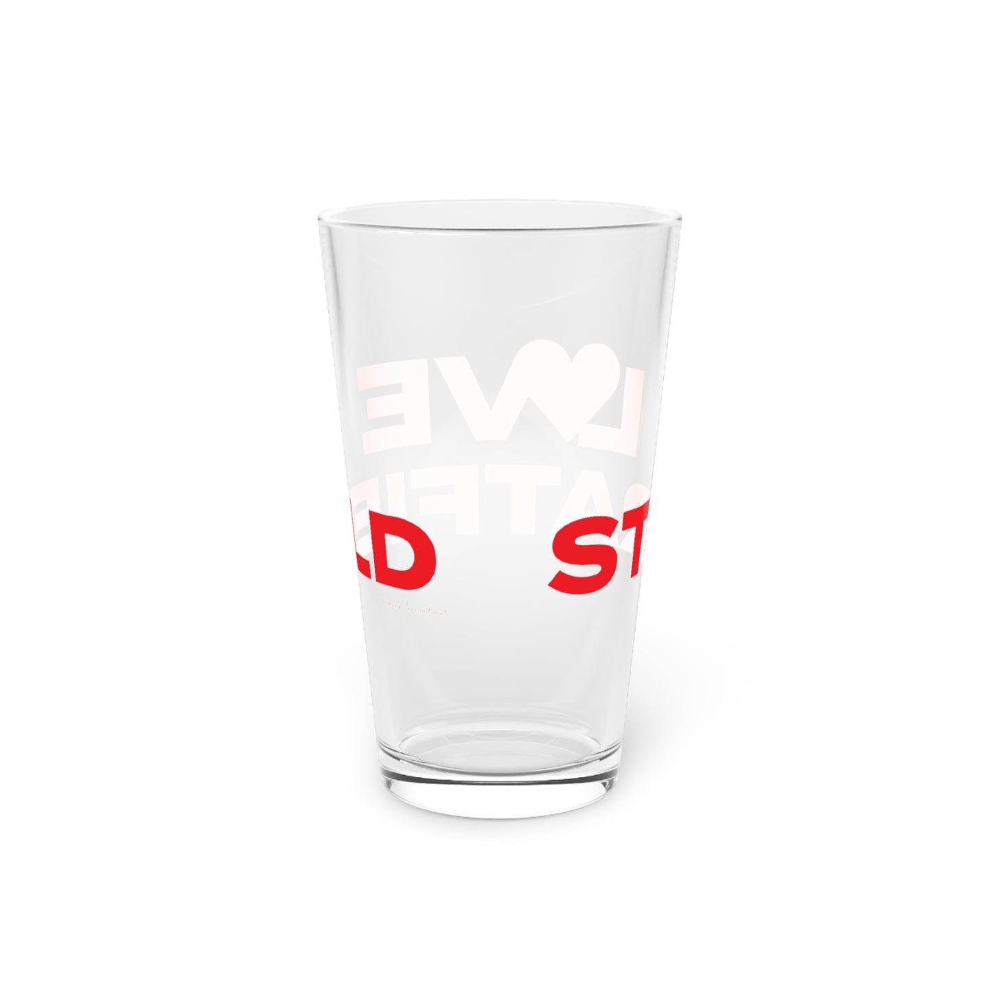 Love Stratfield Pint Glass, 16oz