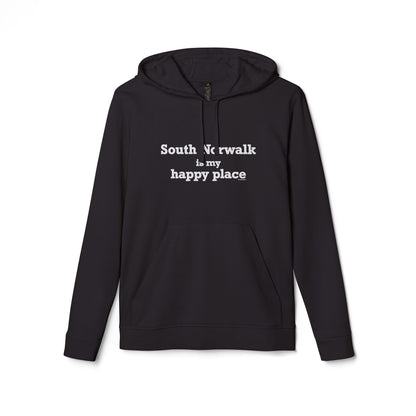 South Norwalk is My Happy Place adidas Unisex Fleece Hoodie