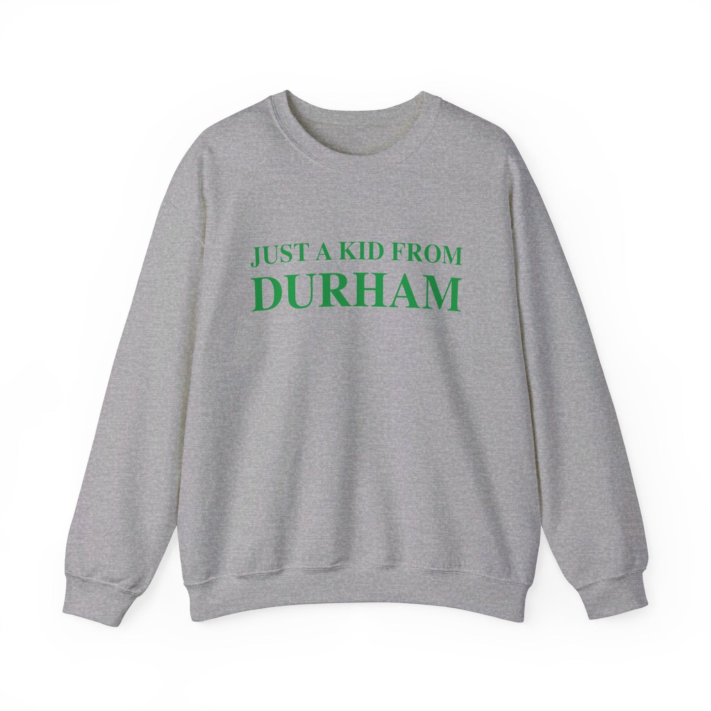 Just a kid from Durham Unisex Heavy Blend™ Crewneck Sweatshirt