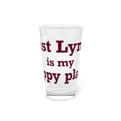 East Lyme is My Happy Place Pint Glass, 16oz