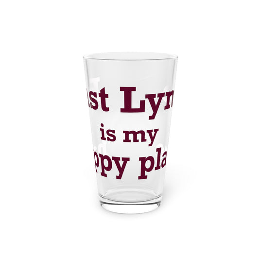 East Lyme is My Happy Place Pint Glass, 16oz