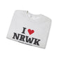 I Heart NRWK Unisex Heavy Blend™ Crewneck Sweatshirt