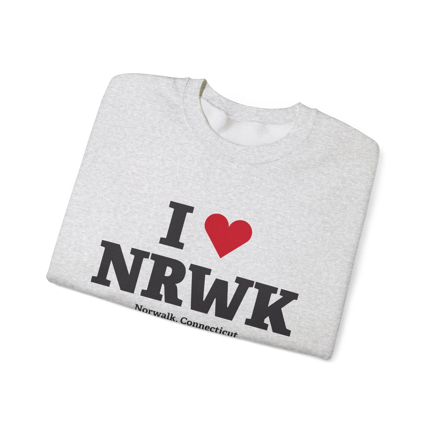 I Heart NRWK Unisex Heavy Blend™ Crewneck Sweatshirt