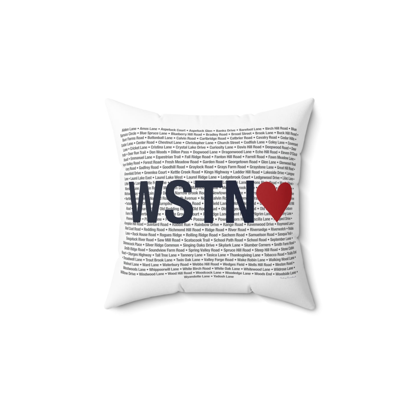 Weston Love Spun Polyester Square Pillow