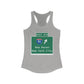 Vintage WCP Exit 67S Sign Women's Ideal Racerback Tank Top