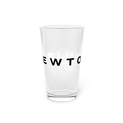 Newtown Vision Pint Glass, 16oz