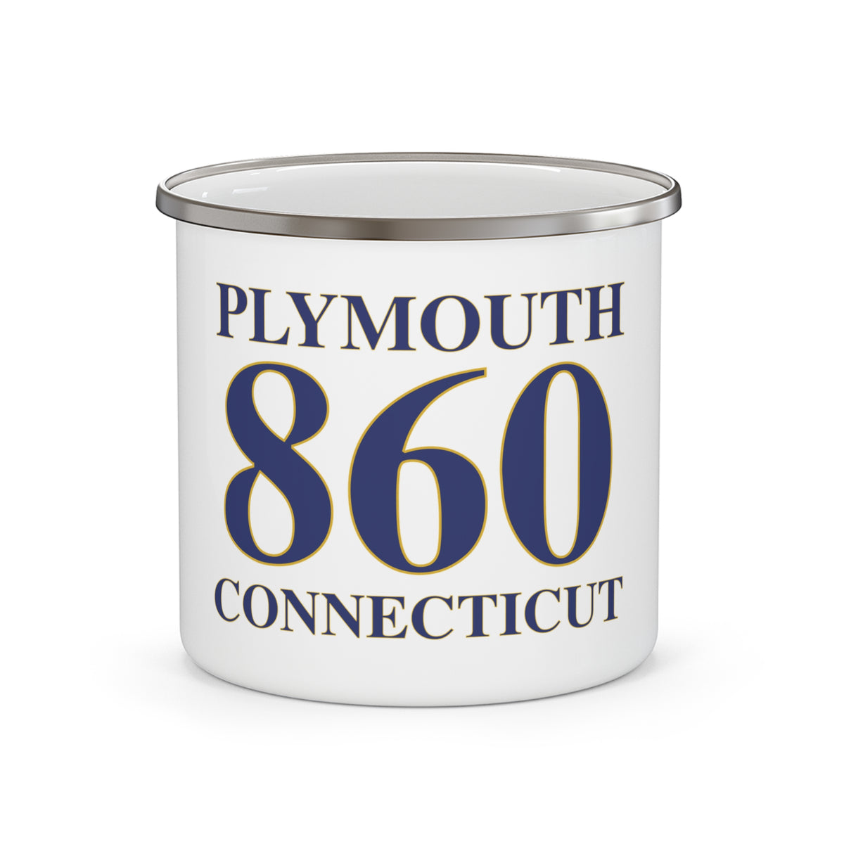 Plymouth 860 Connecticut Enamel Camping Mug