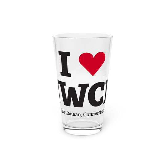 I Heart NWCN Pint Glass, 16oz
