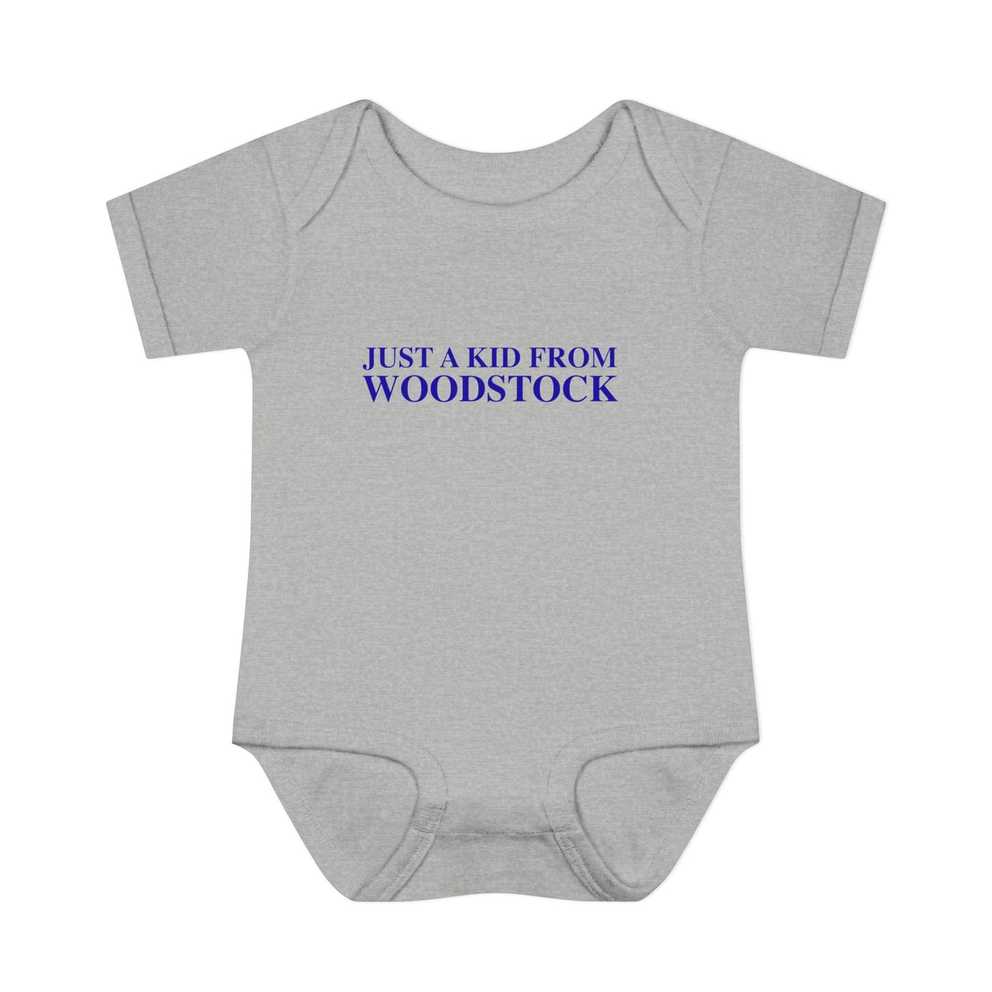 Just a kid from Woodstock Infant Baby Rib Bodysuit