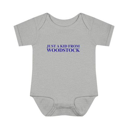 Just a kid from Woodstock Infant Baby Rib Bodysuit