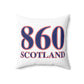 860 Scotland Red, White & Blue  Spun Polyester Square Pillow