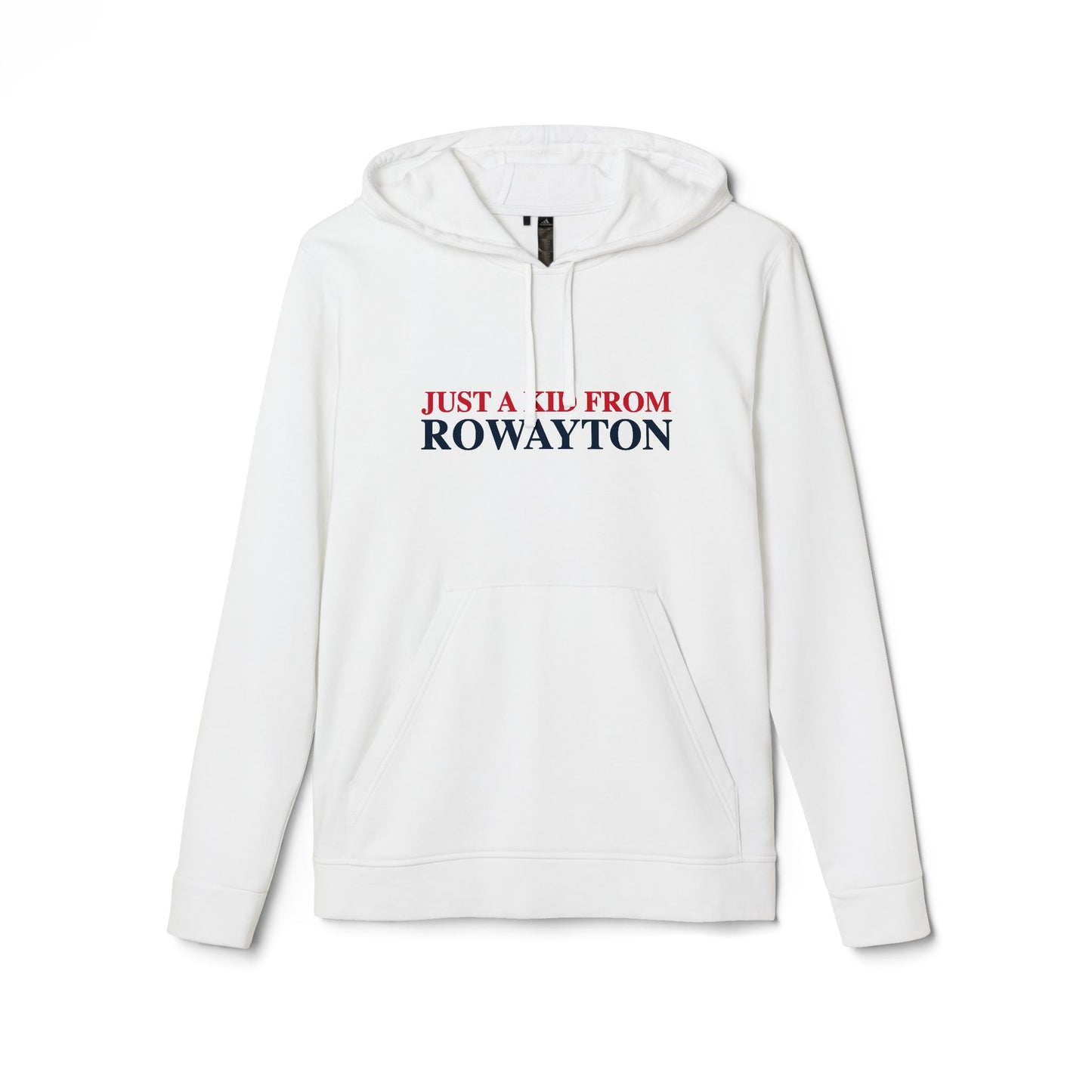 Just a kid from Rowayton adidas Unisex Fleece Hoodie