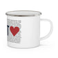 Westport Love Enamel Camping Mug