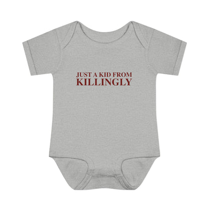 Just a kid from Killingly Infant Baby Rib Bodysuit