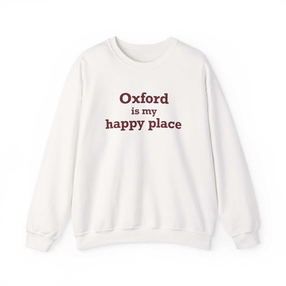 Oxford is My Happy Place Unisex Heavy Blend™ Crewneck Sweatshirt