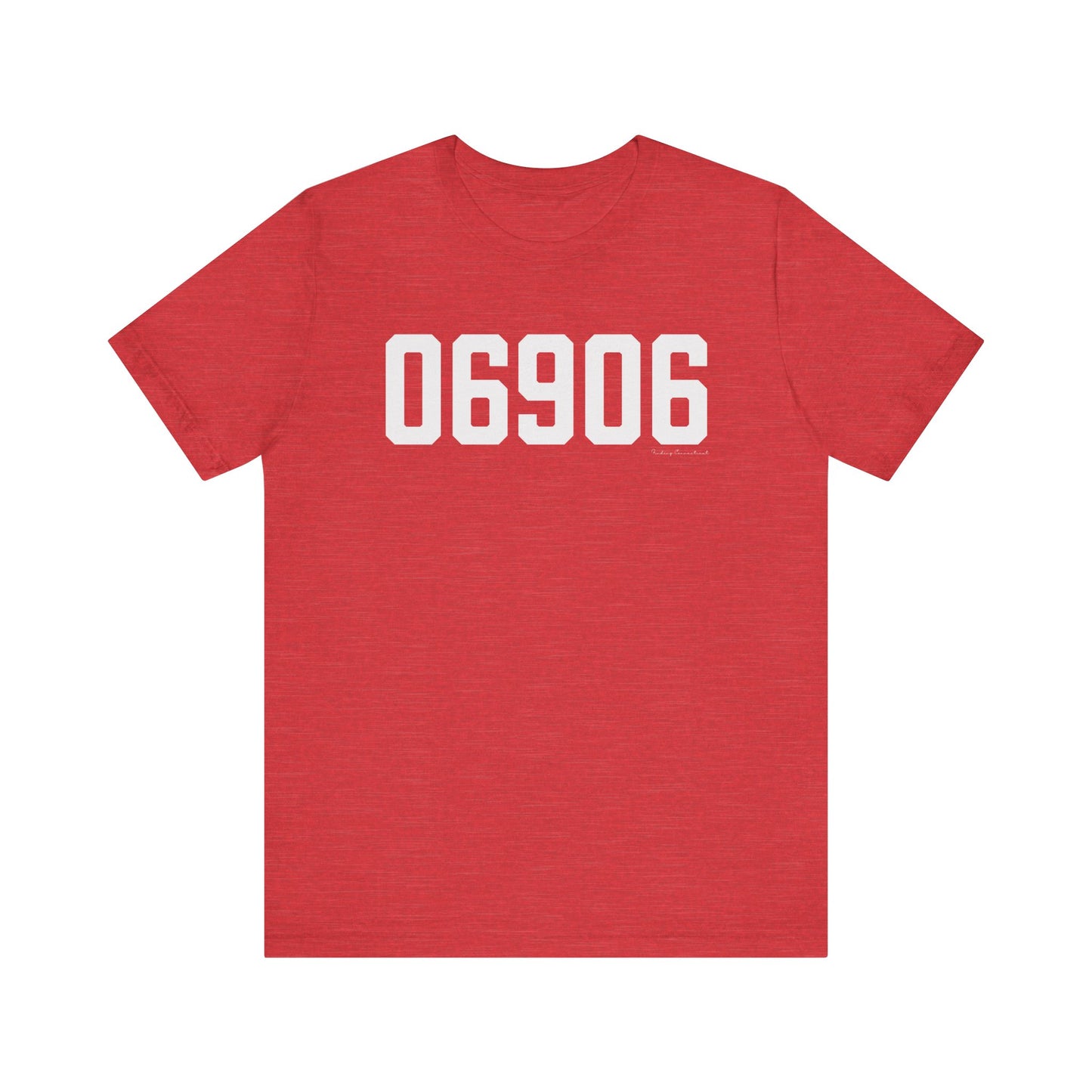 06906 Stamford CT Zip Code Unisex Jersey Short Sleeve T-Shirt