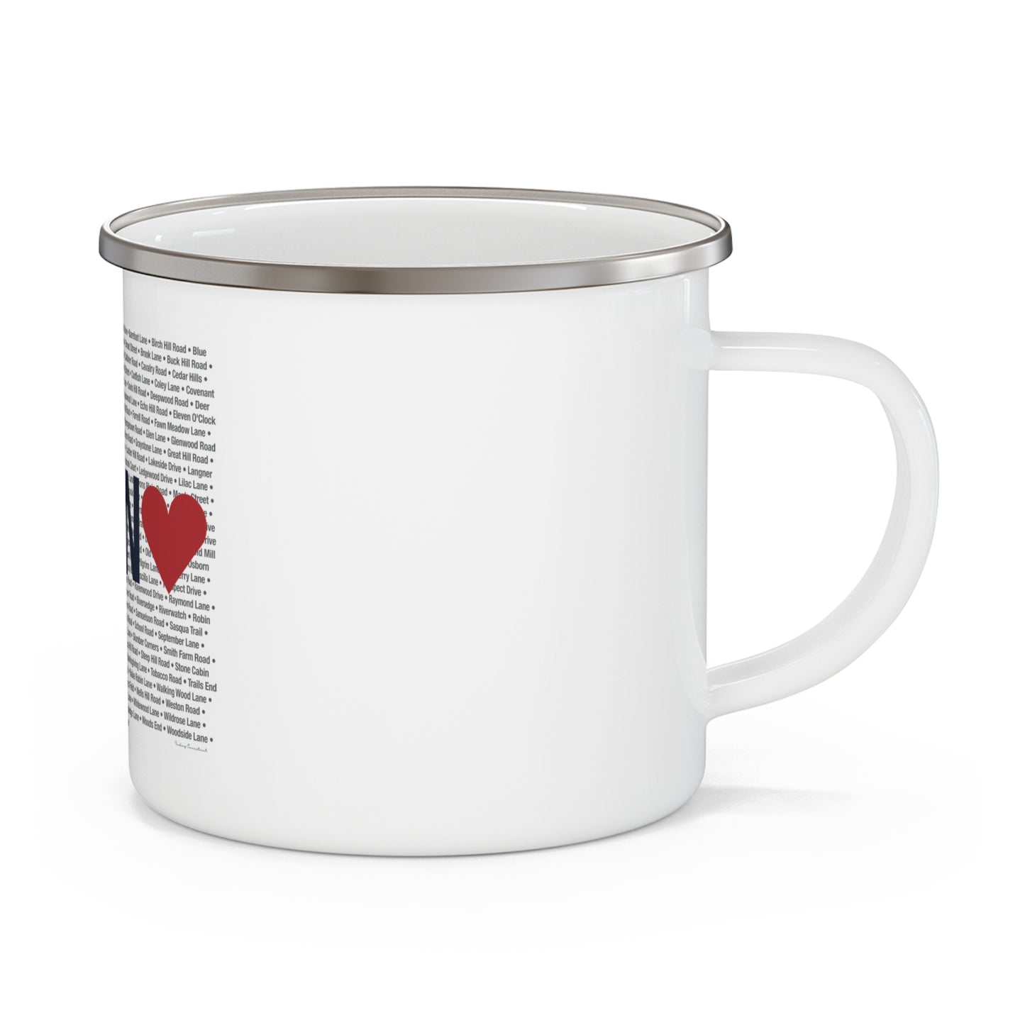 Weston Love Enamel Camping Mug