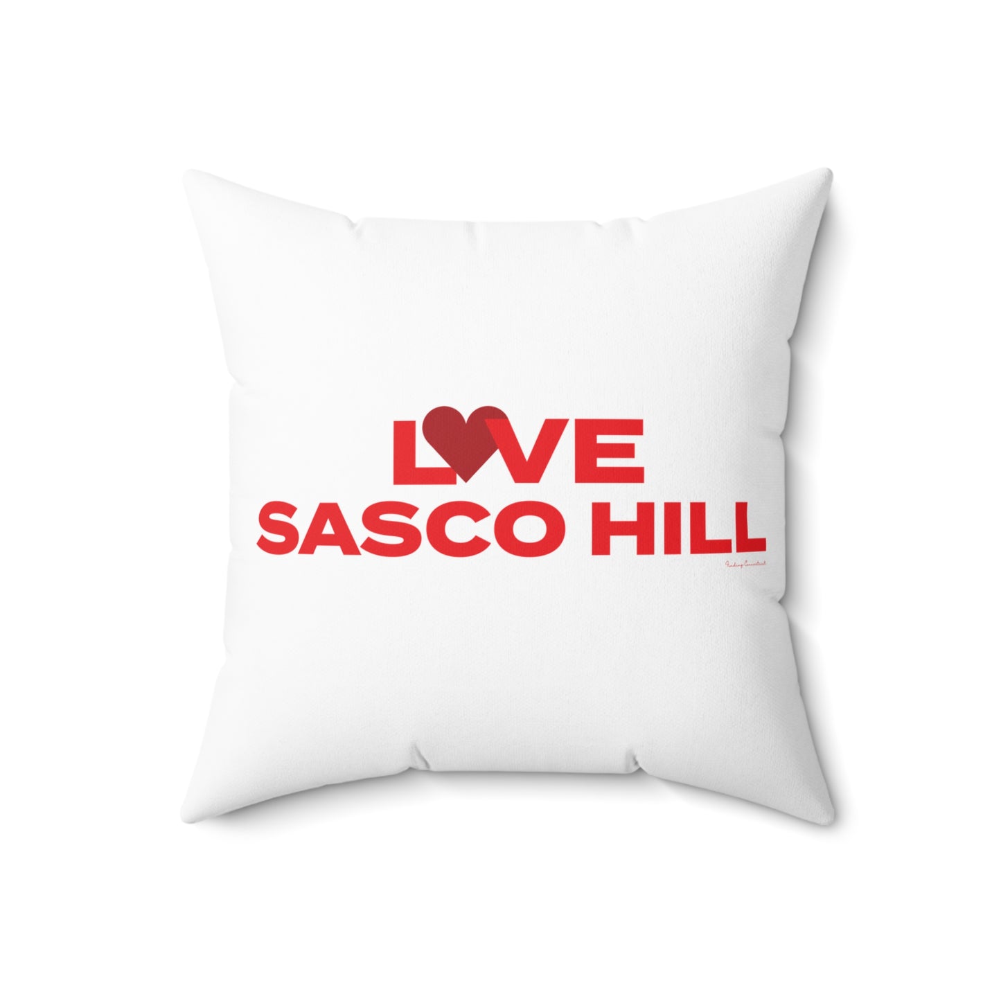 Love Sasco Hill Spun Polyester Square Pillow