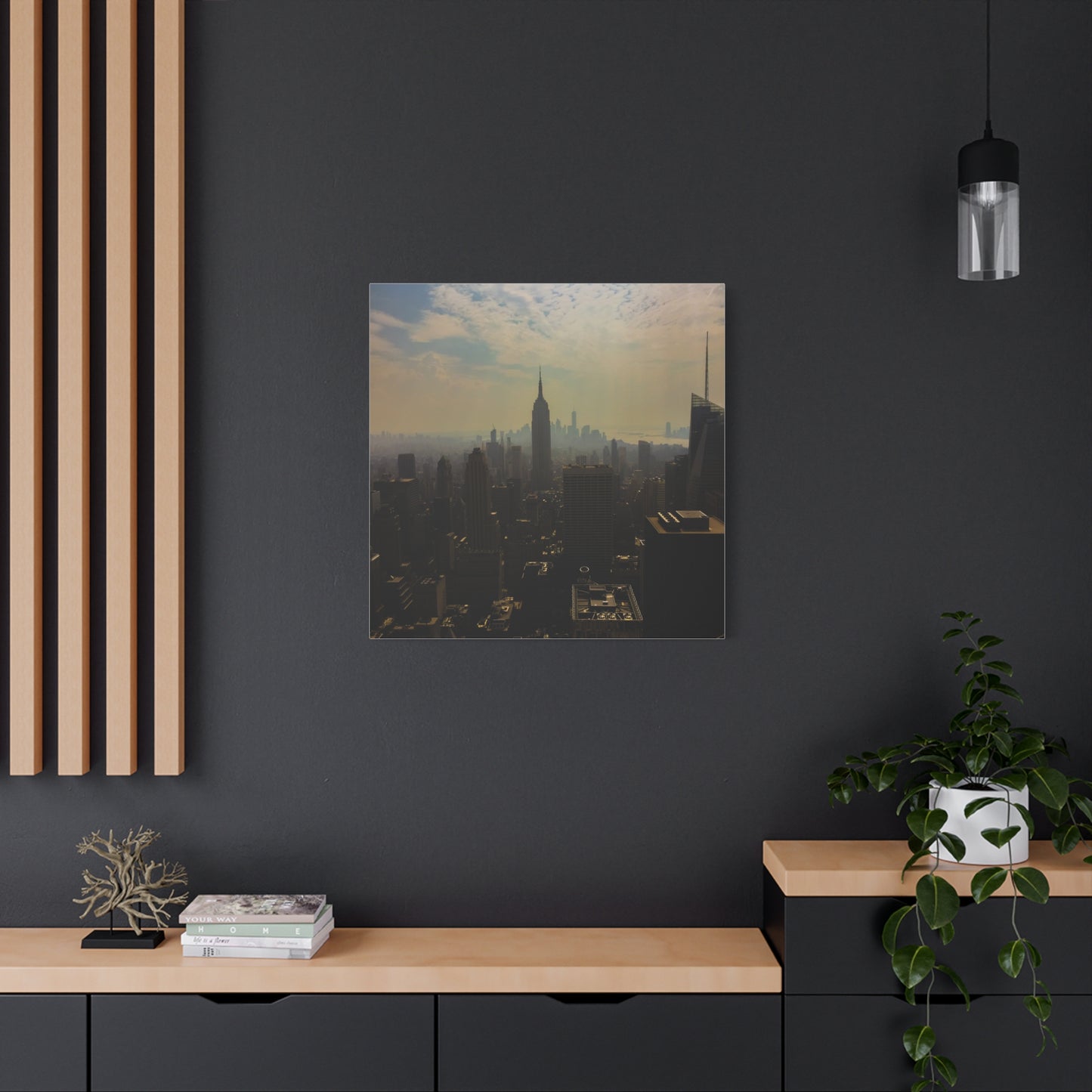 NYC Skyline Matte Canvas, Stretched, 1.25"