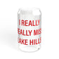 I Really Really Miss Lake Hills Sipper Glass, 16oz