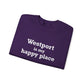 Westport Is My Happy Place Unisex Heavy Blend™ Crewneck Sweatshirt