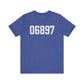06897 Wilton CT Zip Code Unisex Jersey Short Sleeve T-Shirt
