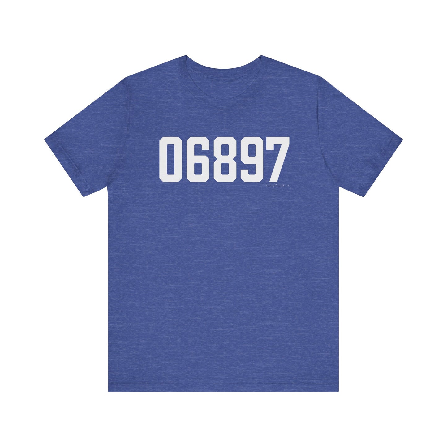 06897 Wilton CT Zip Code Unisex Jersey Short Sleeve T-Shirt