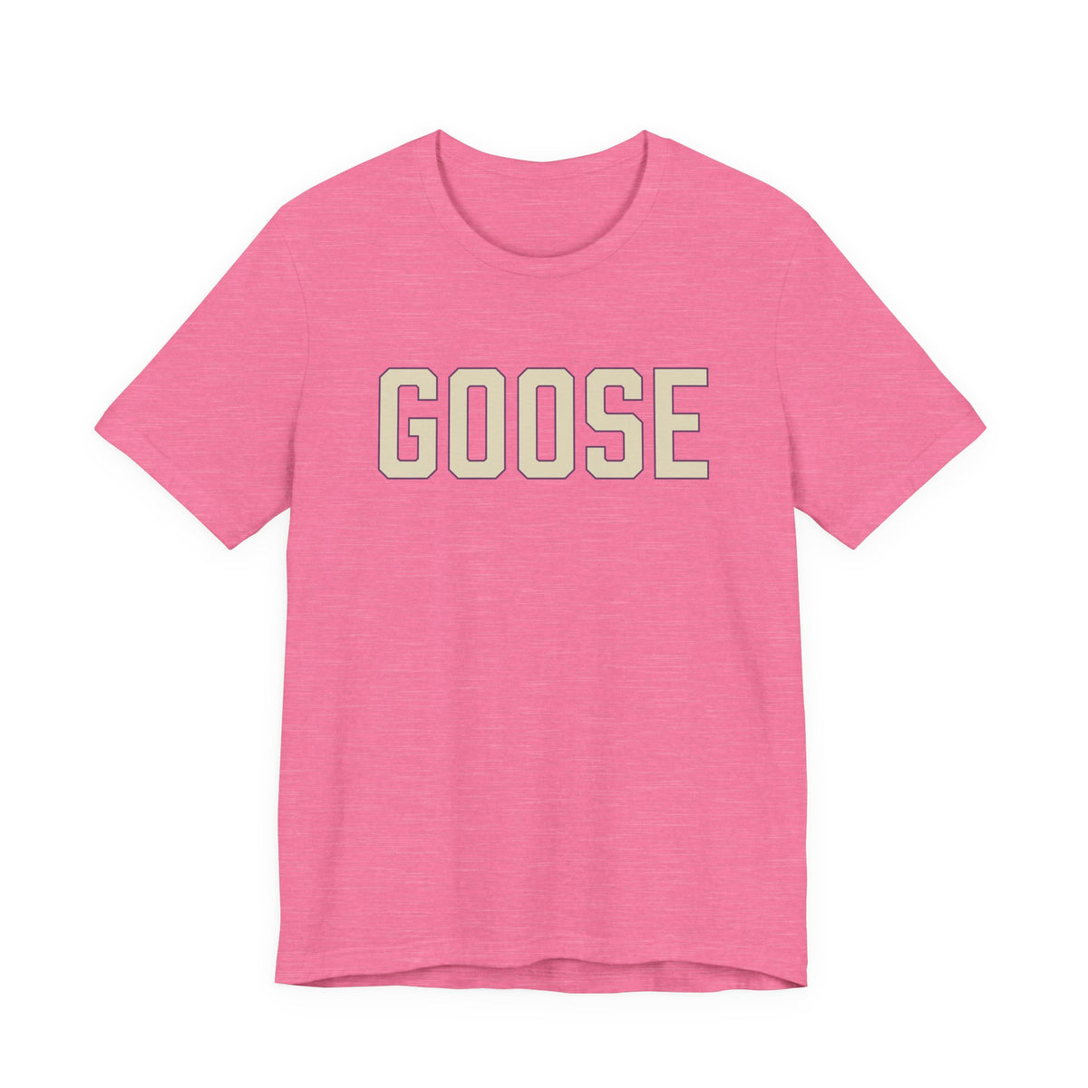 Goose Zip Code Cream & Purple Unisex Jersey Short Sleeve T-Shirt