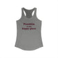 Franklin is My Happy Place Women's Ideal Racerback Tank Top