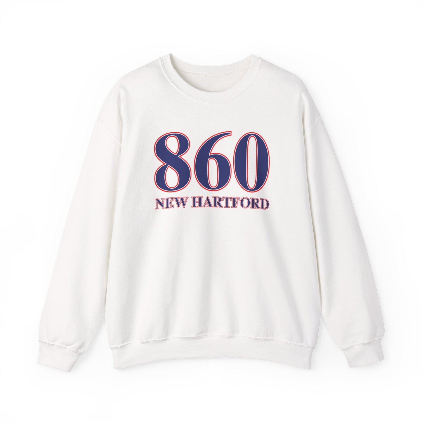 860 New Hartford Red White & Blue Unisex Heavy Blend™ Crewneck Sweatshirt