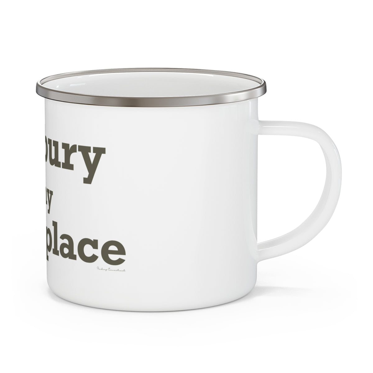 Salisbury is My Happy Place Enamel Camping Mug