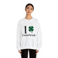 I Clover Centerbrook Unisex Heavy Blend™ Crewneck Sweatshirt (black)