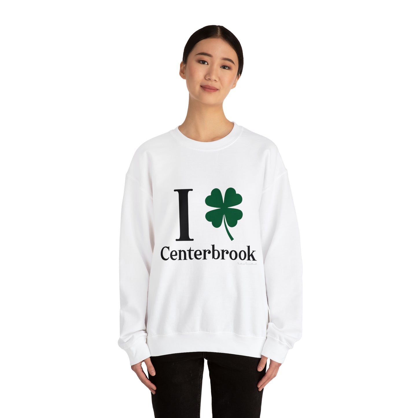 I Clover Centerbrook Unisex Heavy Blend™ Crewneck Sweatshirt (black)