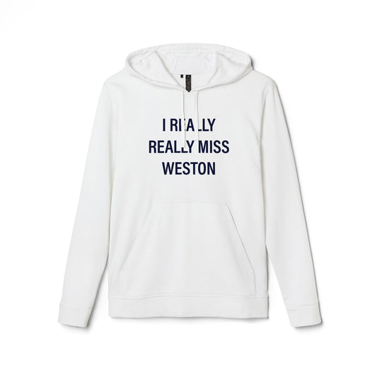 I Really Really Miss Weston adidas Unisex Fleece Hoodie