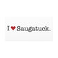 I Heart Saugatuck. Matte Canvas, Stretched, 1.25"