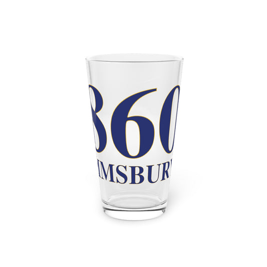 860 Simsbury Pint Glass, 16oz