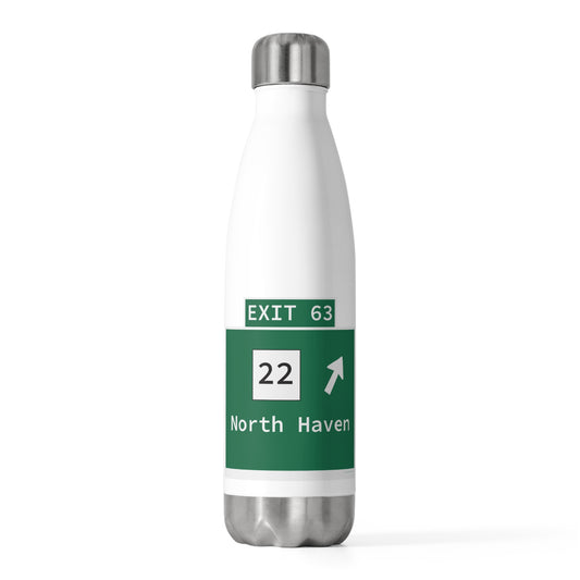 Vintage WCP Exit 63 Sign 20oz Insulated Bottle
