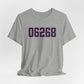 06268 Storrs Connecticut Zip Code Unisex Jersey Short Sleeve T-Shirt