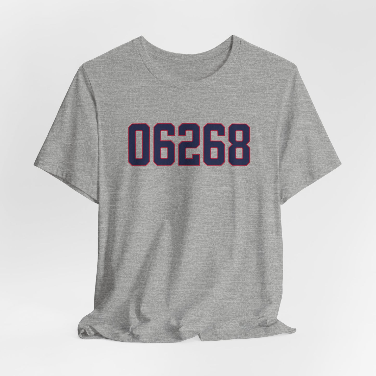 06268 Storrs Connecticut Zip Code Unisex Jersey Short Sleeve T-Shirt