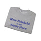 New Fairfield Is My Happy Place Unisex Heavy Blend™ Crewneck Sweatshirt