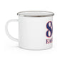 860 East Lyme Red, White & Blue Enamel Camping Mug