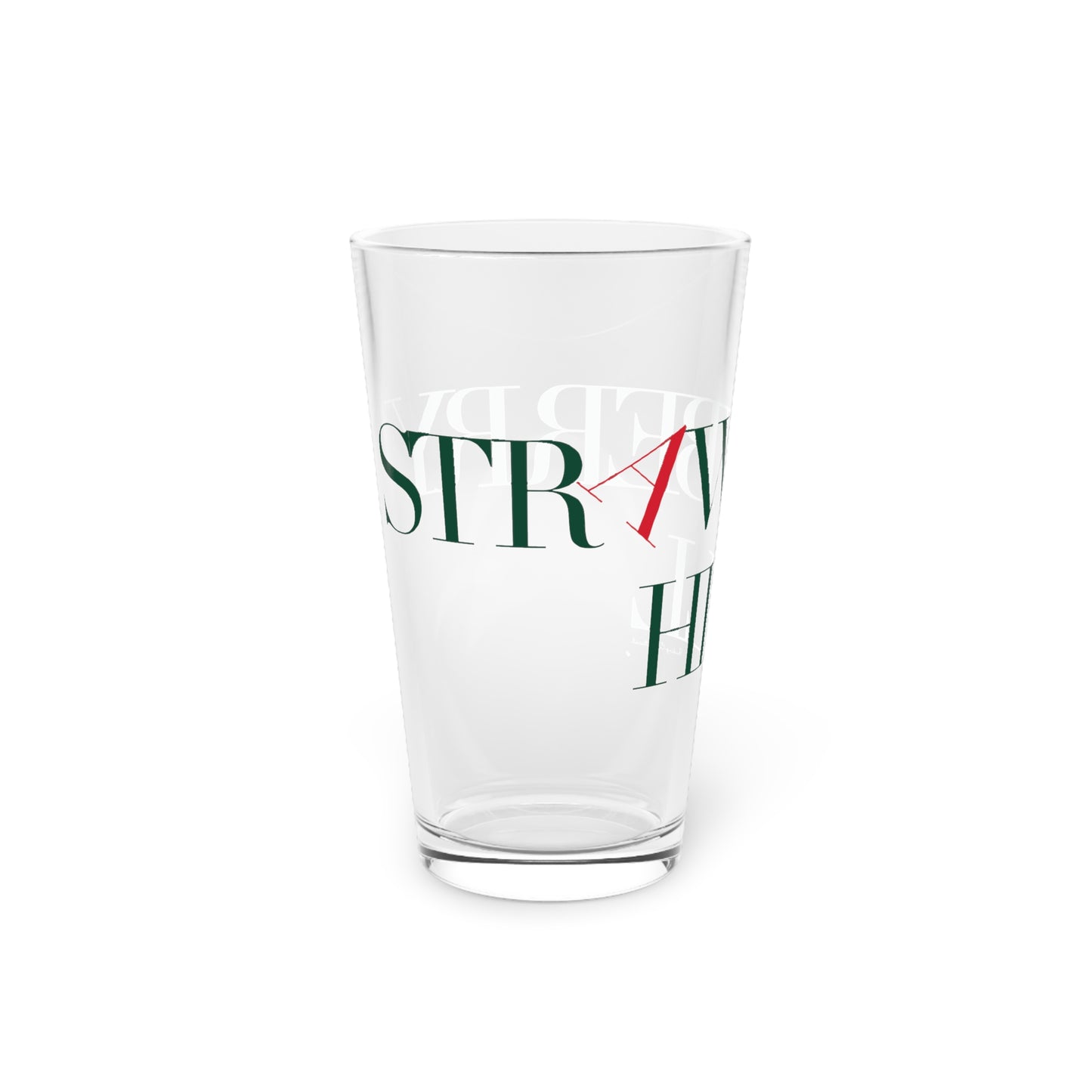 41 Tilt Strawberry Hill Pint Glass, 16oz