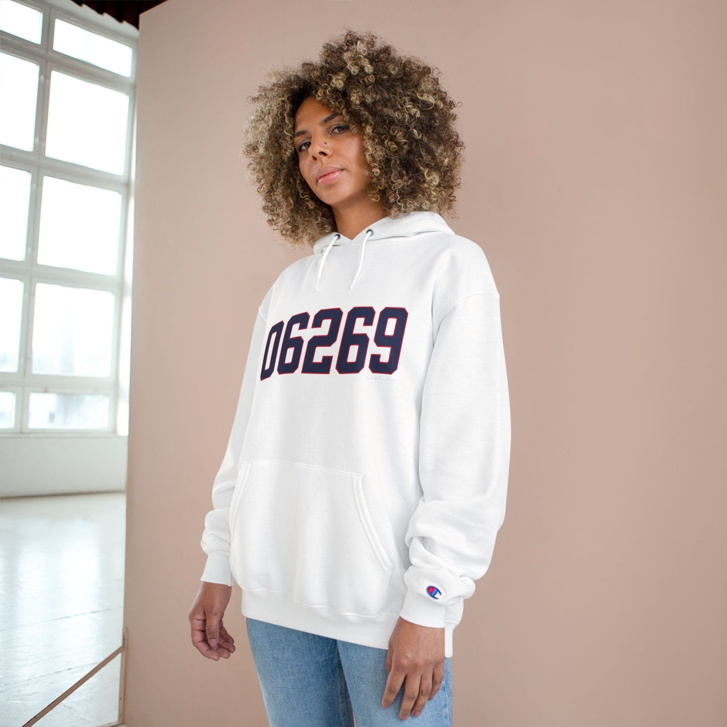 06269 Storrs Connecticut Zip Code Champion Hoodie