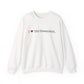 I Heart Old Greenwich. Unisex Heavy Blend™ Crewneck Sweatshirt