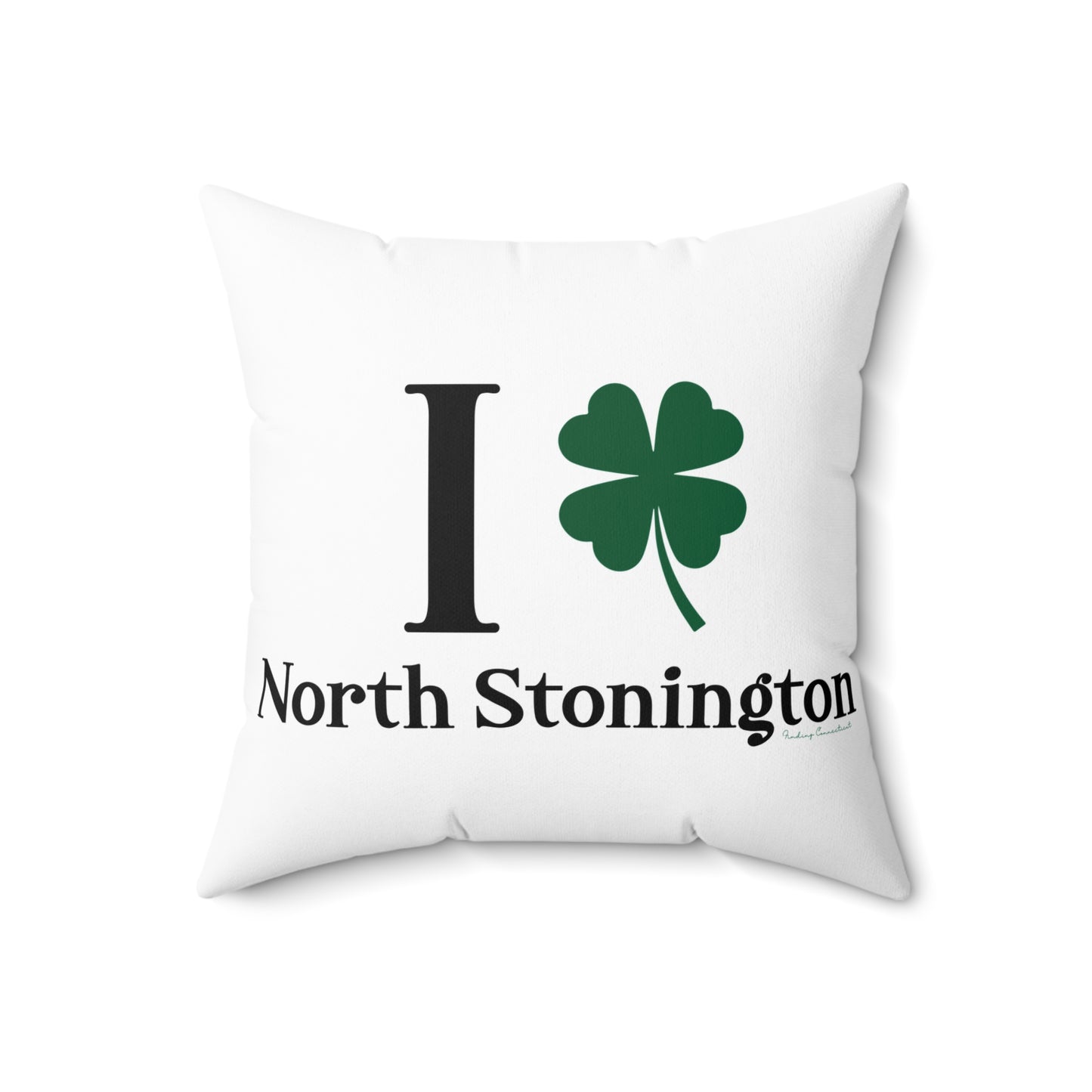 I Clover North Stonington Spun Polyester Square Pillow