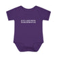 Just a kid from Marlborough Infant Baby Rib Bodysuit