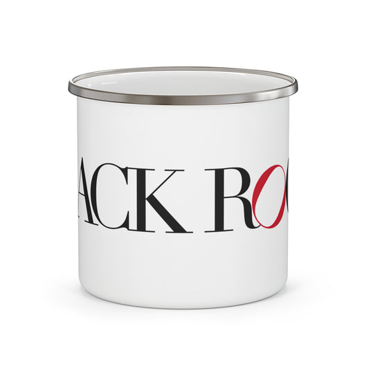 41 Tilt Black Rock  Enamel Camping Mug
